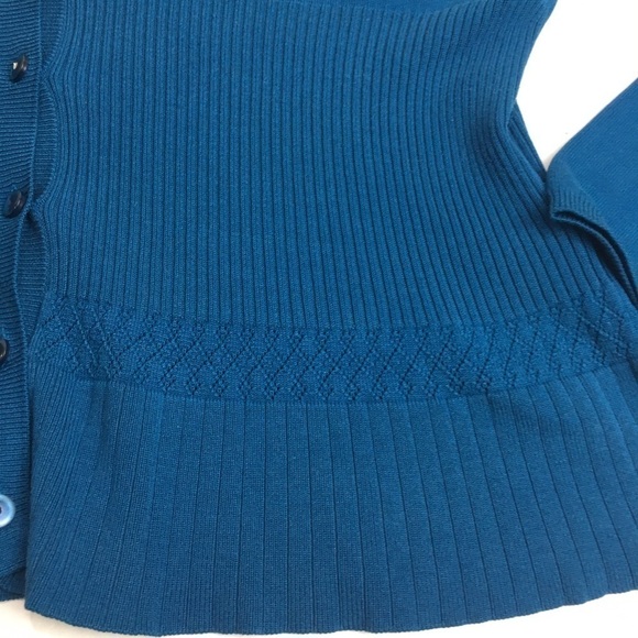 Casual Corner Button Down Sweater - Picture 3 of 11